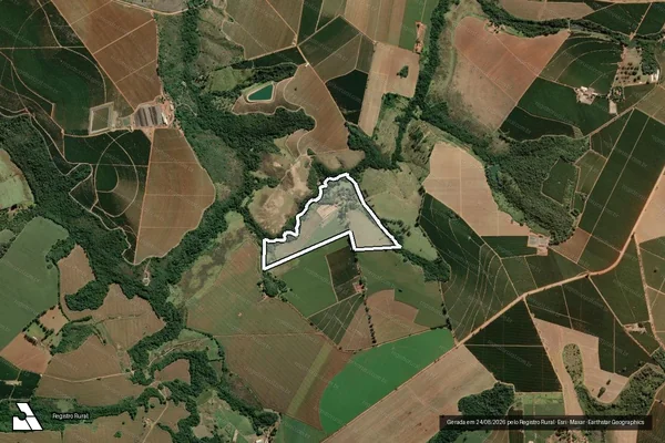 Imagem de satélite de Fazenda Bom Jardim - Área 2 em Patrocínio - MG