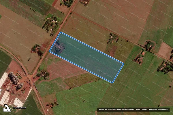 Imagem de satélite de Projeto de Assentamento Alambari - Lote 52 (FAF) - Projeto de Assentamento Alambari em Sidrolândia - MS