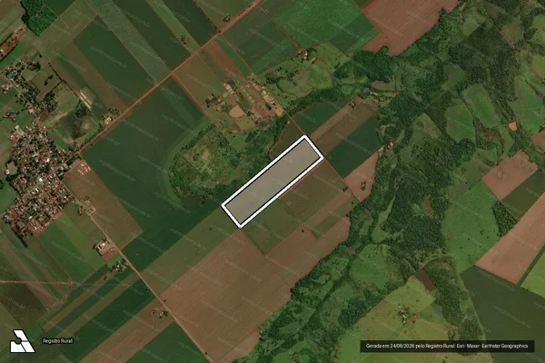 Imagem de satélite de Lote 11 e parte do Lote 09 da quadra 31 do N.C.D  - Parte 2 em Dourados - MS