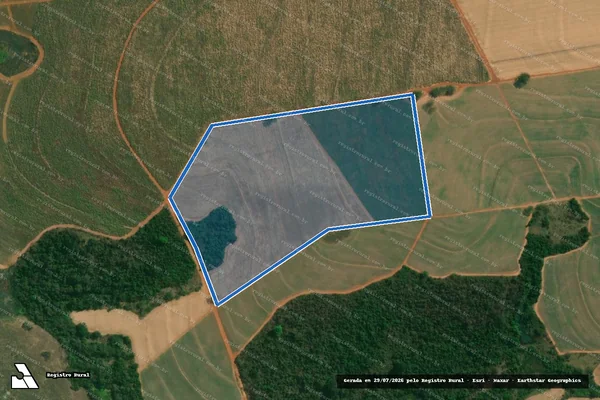 Imagem de satélite de Fazenda Bela Vista - Quinhão IV em Catanduva - SP