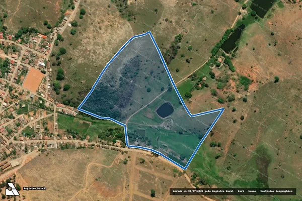 Imagem de satélite de FAZENDA BRASIL NOVO - GLEBA 1 em Itabirinha - MG