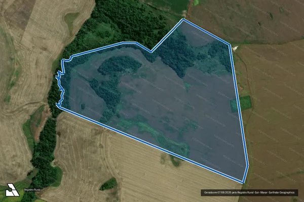 Imagem de satélite de Agropecuária 3 J - Agropecuária 3 J XX em São Miguel das Missões - RS