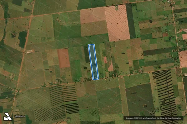 Imagem de satélite de FAZENDA MAMÃE ALDEGONDA - Parte 01 em Ivinhema - MS