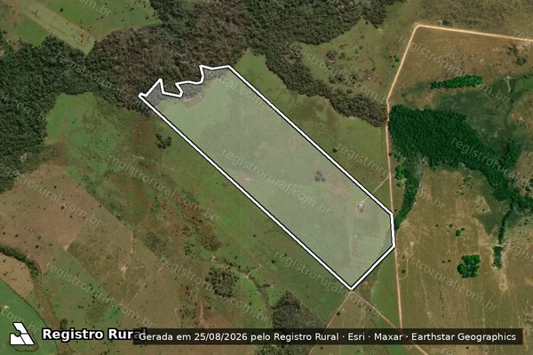 Imagem de satélite de Fazenda Vale do Abelha - Parte 1 em Novo Horizonte do Norte - MT