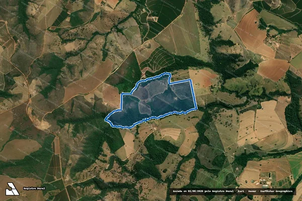 Imagem de satélite de FAZENDA CAIXETAS - Parte 1 em Guimarânia - MG