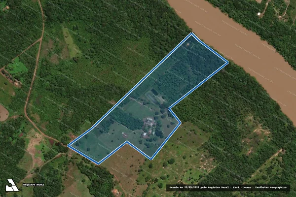 Imagem de satélite de FAZENDA PMAS GLEBA-A - GLEBA-A em Acorizal - MT