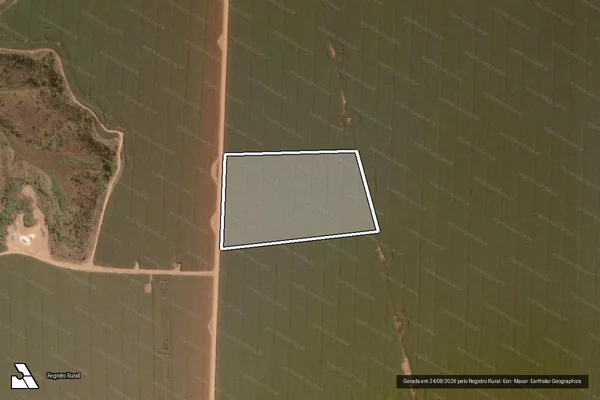 Imagem de satélite de Fazenda Alvorada - Parte 1 em Luziânia - GO