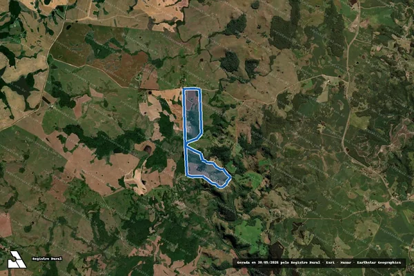 Imagem de satélite de Sem denominação / Parcela 1 em Barros Cassal - RS