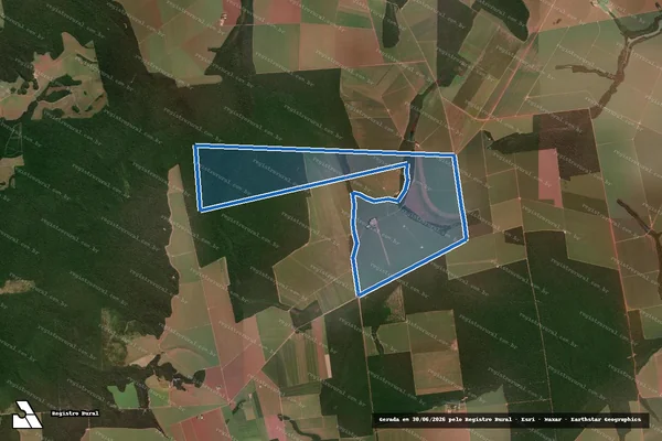Imagem de satélite de FAZENDA RIO NORTE em Porto dos Gaúchos - MT