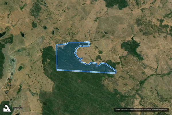 Imagem de satélite de FAZENDA ILHAS - Parte 1 em Salto da Divisa - MG