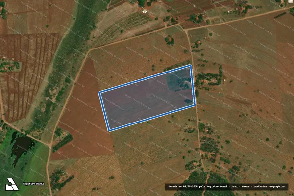 Imagem de satélite de Projeto de Assentamento Sucesso - Lote 54 em Nova Alvorada do Sul - MS