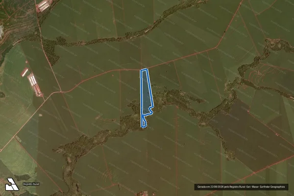 Imagem de satélite de Lote de Terras nº 28 - Lote de Terras nº 28 em Rancho Alegre D'Oeste - PR