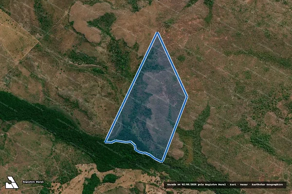 Imagem de satélite de FAZ TEREBITINA LOTE 5 A LOTEAMENTO PONTE ALTA GL 5 ET 2ª - Parte 1 em Ponte Alta do Tocantins - TO
