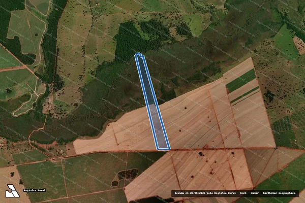 Imagem de satélite de Fazenda Batelão - Parte 01 - Fazenda Batelão - Parte 01 ? Gleba 01 em Nova Andradina - MS