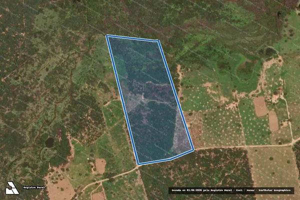 Imagem de satélite de FAZENDA CAATINGA DE N. S. DA C. / GLEBA 04 - GLEBA 04 em Carinhanha - BA