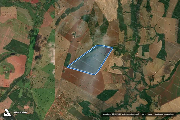 Imagem de satélite de FAZENDA RIO DAS PEDRAS - FAZENDA RIO DAS PEDRAS-GLEBA 3 em Uberlândia - MG