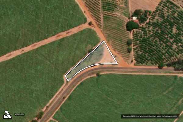 Imagem de satélite de Fazenda Nossa Senhora Aparecida - 1661 Gleba B em Urupês - SP