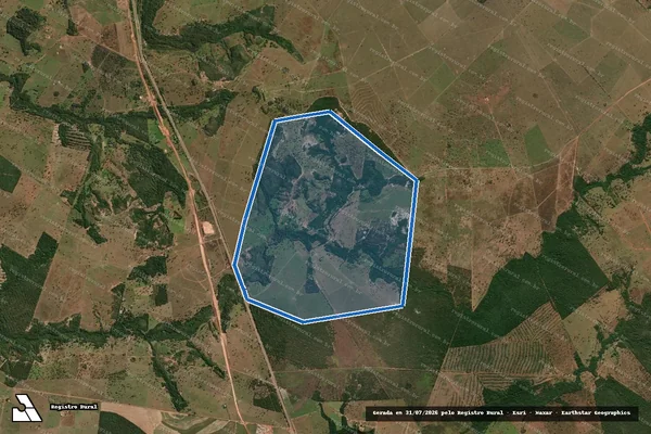 Imagem de satélite de FAZENDA SÃO JOSÉ - Parte 1 em Rondonópolis - MT