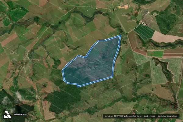 Imagem de satélite de Fazenda São Sebastião - Parte 1 em Vereda - BA