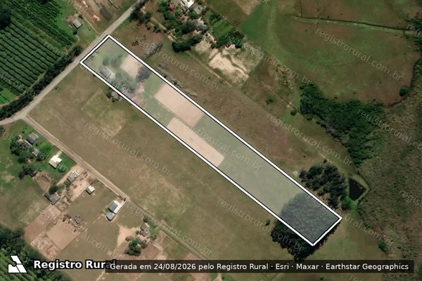 Imagem de satélite de MAT. 9731 - Parte 2 - GLEBA 05 em Araranguá - SC
