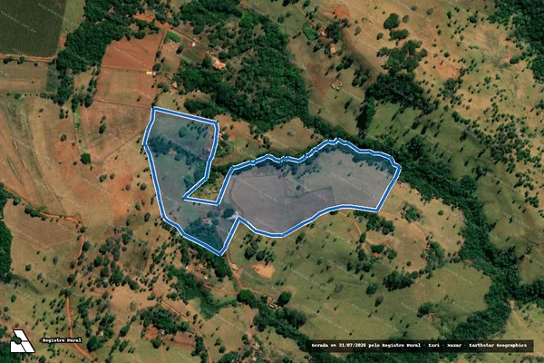 Imagem de satélite de FAZENDA SERRRA DO BARREIRO - Faz. Serra do Barreiro em Carmo do Paranaíba - MG