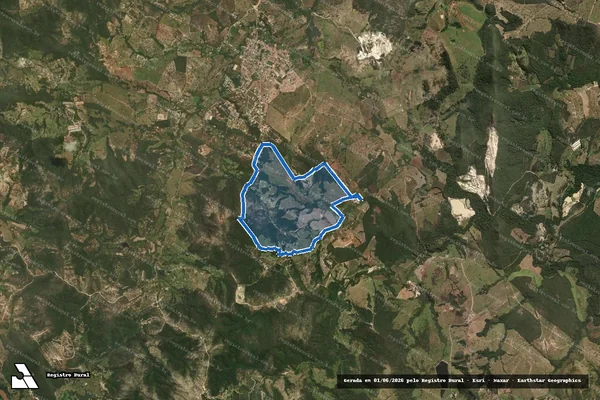 Imagem de satélite de FAZENDA RAMAIANA - FAZENDA RAMAIANA em Fortuna de Minas - MG