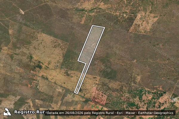 Imagem de satélite de FAZENDA SÃO JOSÉ - FAZ. SÃO JOSÉ em Xique-Xique - BA