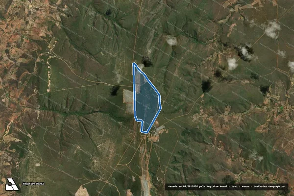 Imagem de satélite de Fazenda Lapa da Onça - Parte 1 em Caetité - BA