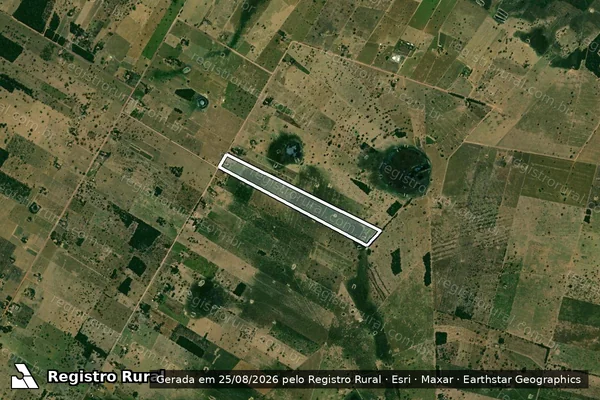 Imagem de satélite de Lote ? 115 P.A Margarida Alves - 001 em Cáceres - MT