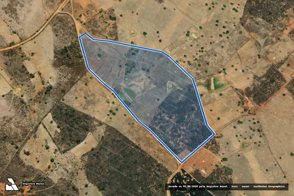Imagem de satélite de SÍTIO VEREDA DA SERRA ? FAZENDA CACHOEIRA DO ROBERTO - Parte 1 em Afrânio - PE