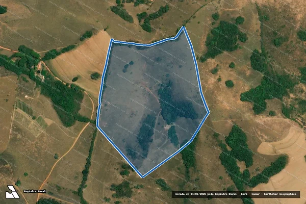 Imagem de satélite de Chacara da Colina - Colina em Andrelândia - MG
