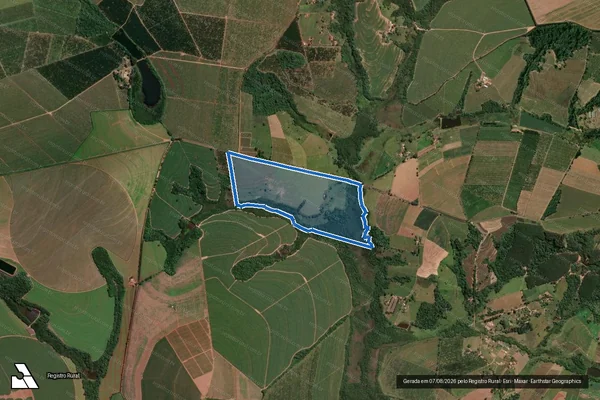 Imagem de satélite de FAZENDA CAMPESTRE - PARTE 1 em Mogi Guaçu - SP
