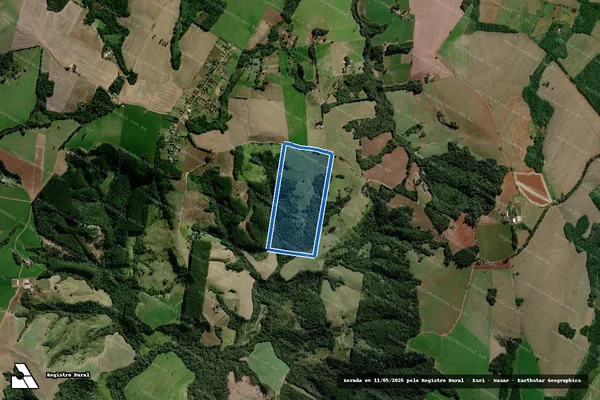 Imagem de satélite de Fazenda Sueli / Parte 1 em Arapoti - PR