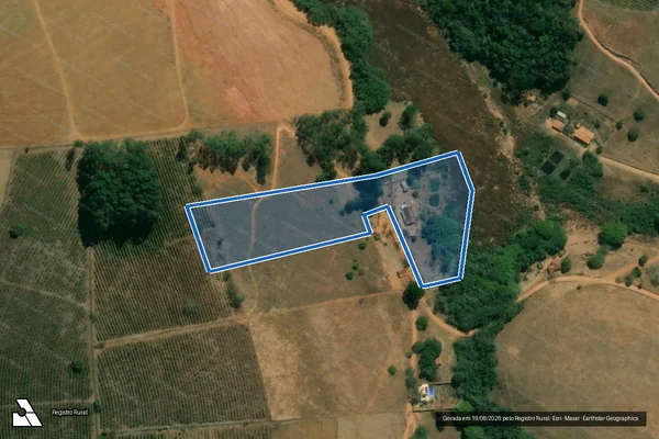 Imagem de satélite de SITIO CAXAMBU - Parte 1 em Campestre - MG