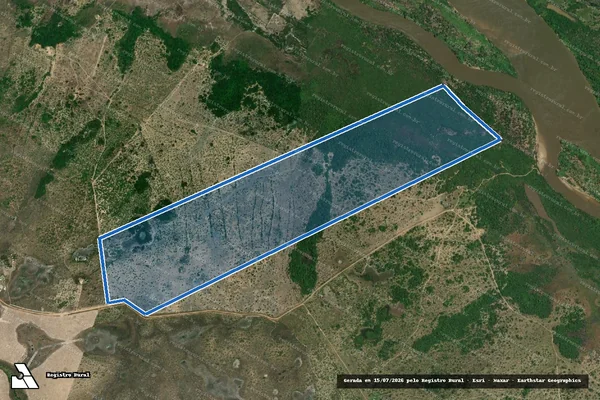 Imagem de satélite de Fazenda Nova Orleans / Parte 01