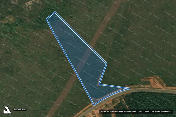 Imagem de satélite de Fazenda Chácara do Curral - Parte 12 em Itamarandiba - MG