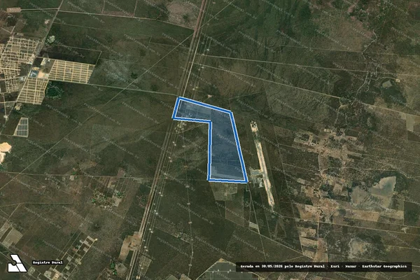 Imagem de satélite de FAZENDA MUNDO NOVO - GLEBA - A em Bom Jesus da Lapa - BA