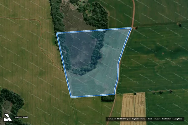 Imagem de satélite de FAZENDA EBENEZER - PARCELA 2 em Santa Cecília do Pavão - PR