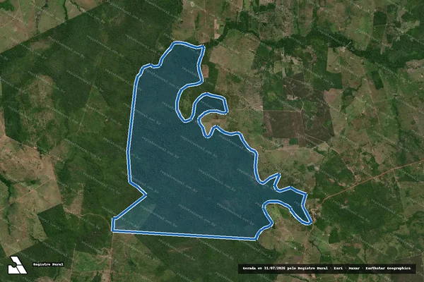 Imagem de satélite de FAZENDA SÃO FRANCISCO II - Gleba 06 em Ananás - TO