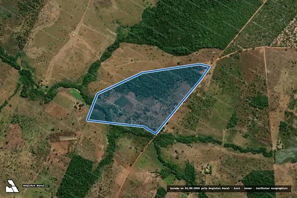 Imagem de satélite de FAZENDA MATA - Parte 1 em São João do Paraíso - MA