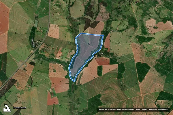 Imagem de satélite de FAZENDA ENTRE RIOS / Faz Entre Rios em Assis - SP