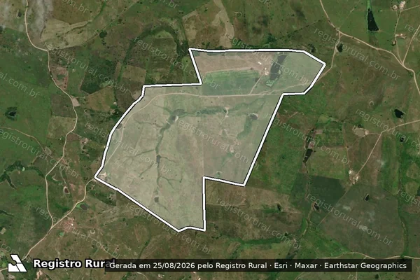 Imagem de satélite de FAZENDA SÃO RAIMUNDO em Itabaianinha - SE