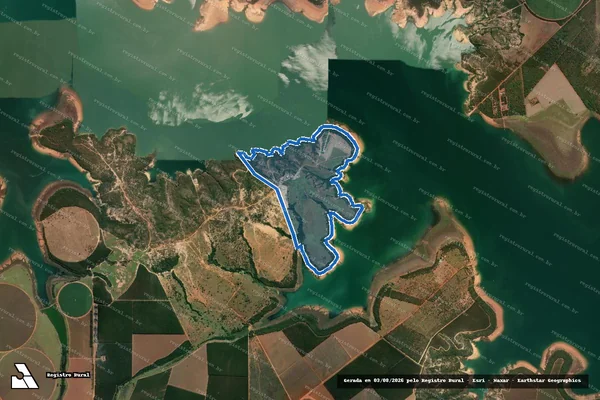 Imagem de satélite de FAZENDA MELANCIAS - SERRA DA PITOMBA - FAZENDA MELANCIAS ? SERRA DA PITOMBA em Morada Nova de Minas - MG