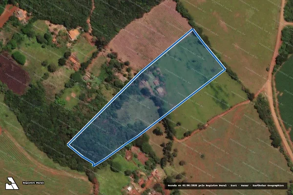 Imagem de satélite de Barro Vermelho - PARCELA 02 em Itumirim - MG