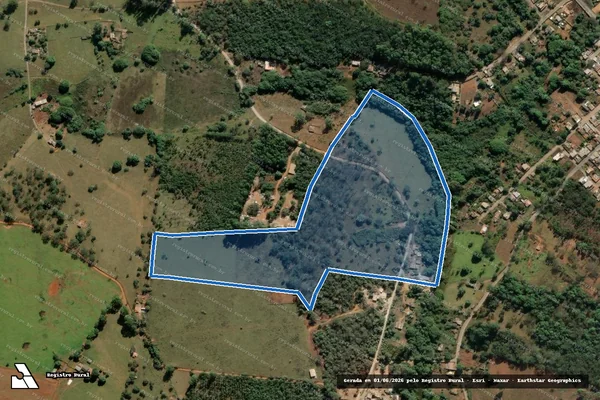 Imagem de satélite de FAZENDA COMUNHEIRA - Comunheira em Córrego Fundo - MG