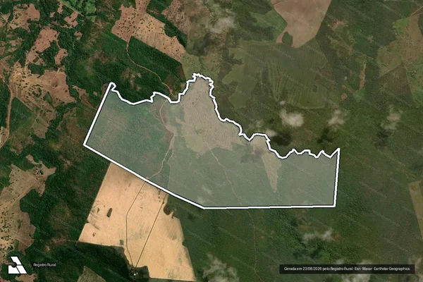 Imagem de satélite de Fazenda Boa Esperança ? Lote 88 e Partes dos Lotes  87 e 89 do Lot. Toriberó e Barreiro - Parte 1 em Santa Rita do Tocantins - TO