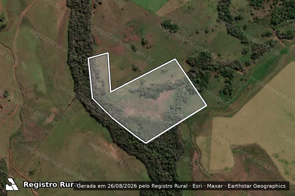 Imagem de satélite de Fazanda Fazenda Renascer - Parte 1 em Itaqui - RS