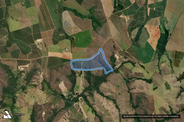 Imagem de satélite de Fazenda Retiro - Parte 5 em Patrocínio - MG