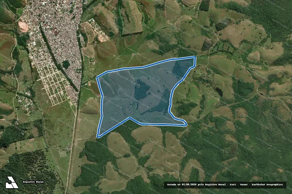 Imagem de satélite de Fazenda dos Trinta - Parte 1 em Casimiro de Abreu - RJ