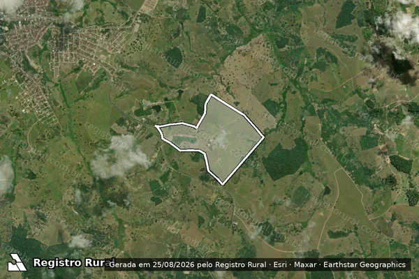 Imagem de satélite de FAZENDA OLHOS DÁGUA - FAZENDA OLHOS DÁGUA em Amargosa - BA